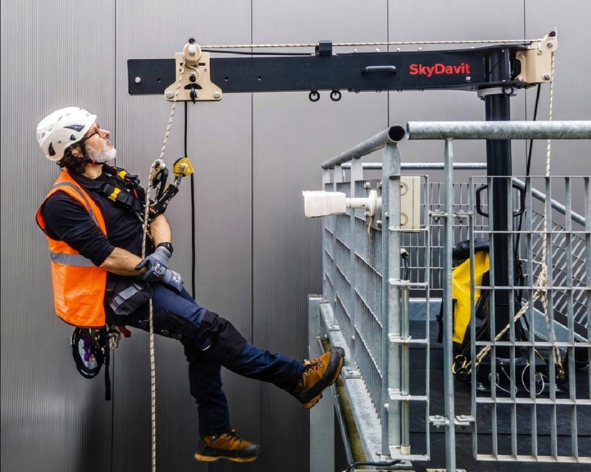 Davit Arm Installation UK | BS 7883 Compliant | Working at Height